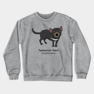 Endangered animals of Australia - Tasmanian Devil (Sarcophilus harrisii) Crewneck Sweatshirt